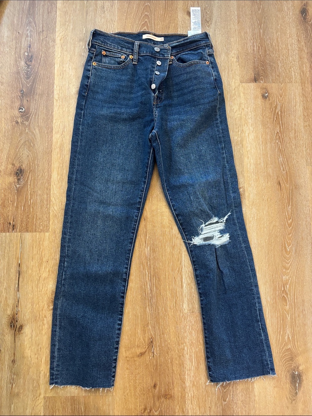 Levi’s Dark Blue Distressed Women's Jeans